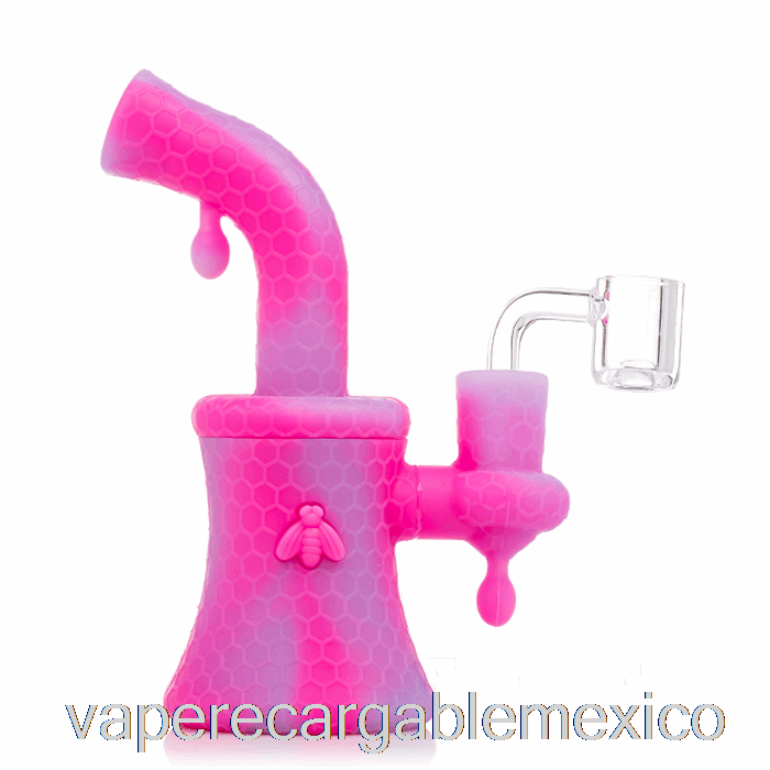 Vape Recargable Stratus Bee Silicona Dab Rig Bubblegum (magenta / Morado)